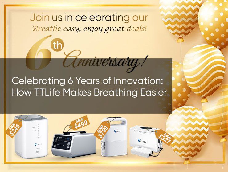 Celebrating 6 Years of Innovation: How TTLife Makes Breathing Easier