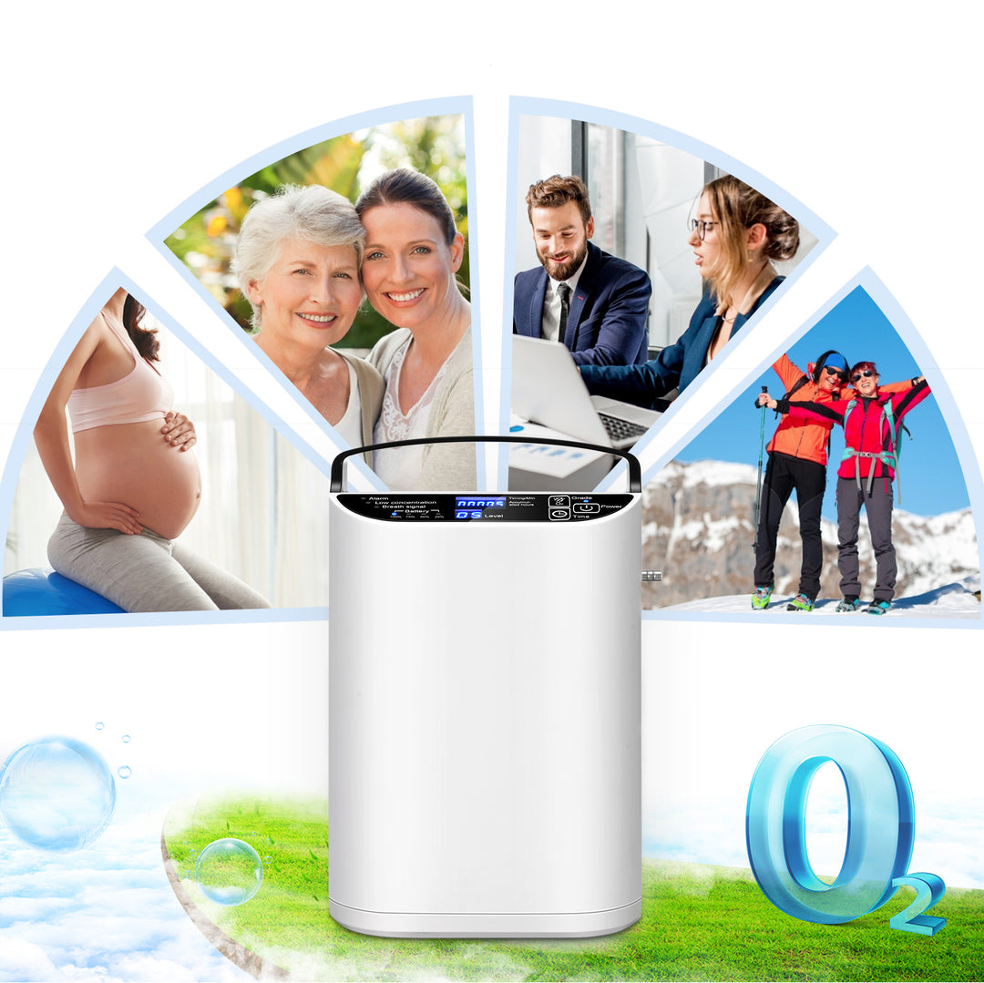 The difference between breathing machines and oxygen generators
