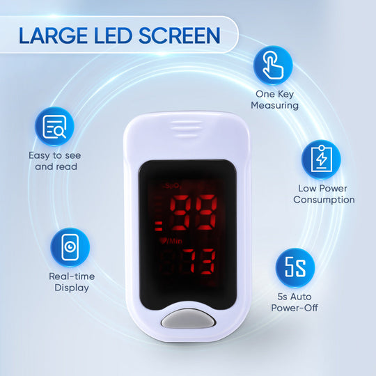 1 pc Digital LED Display Pulse Oximeters