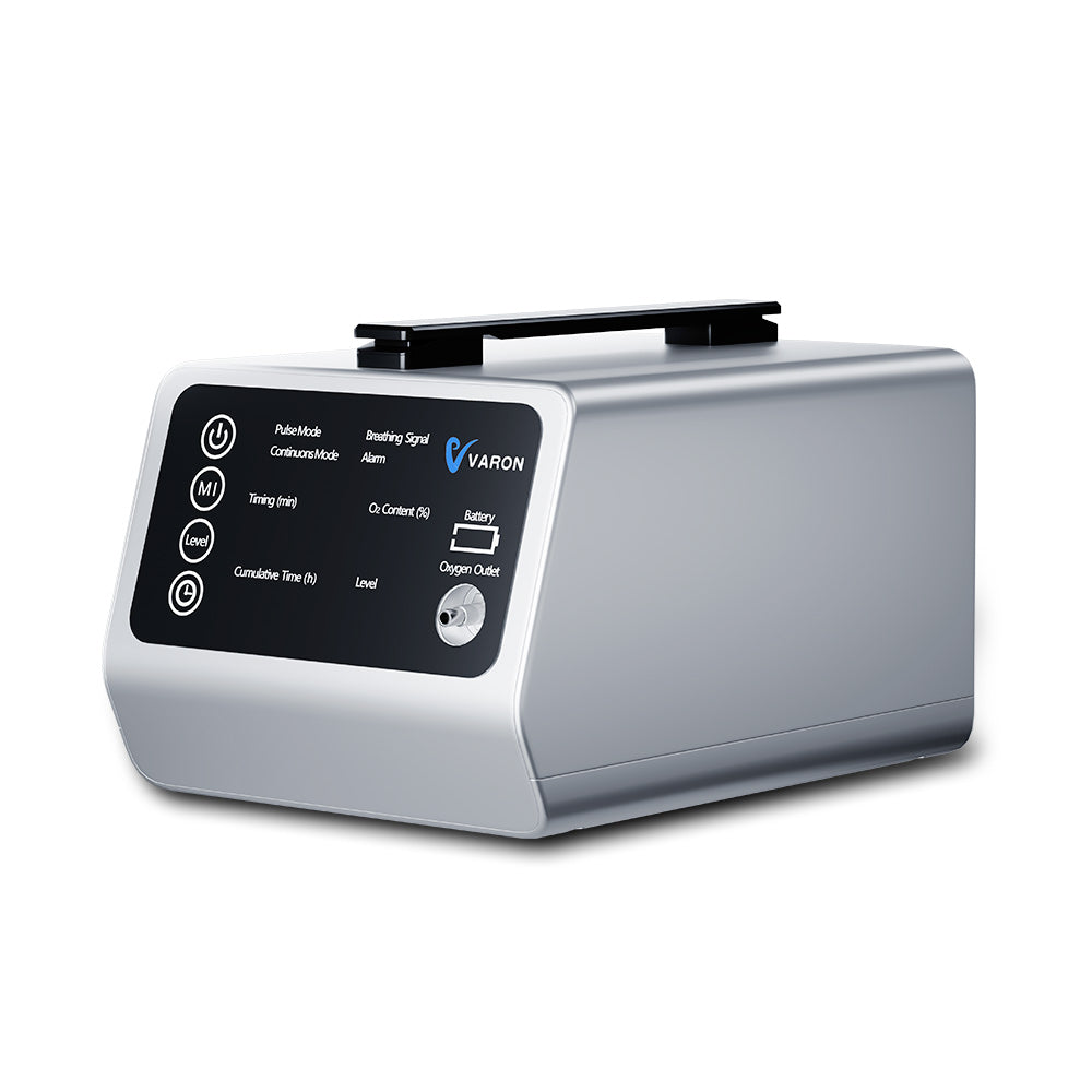 VARON In-Car Portable Oxygen Concentrator for High Altitudes and Travel VT-1 + Free Battery & Adapter