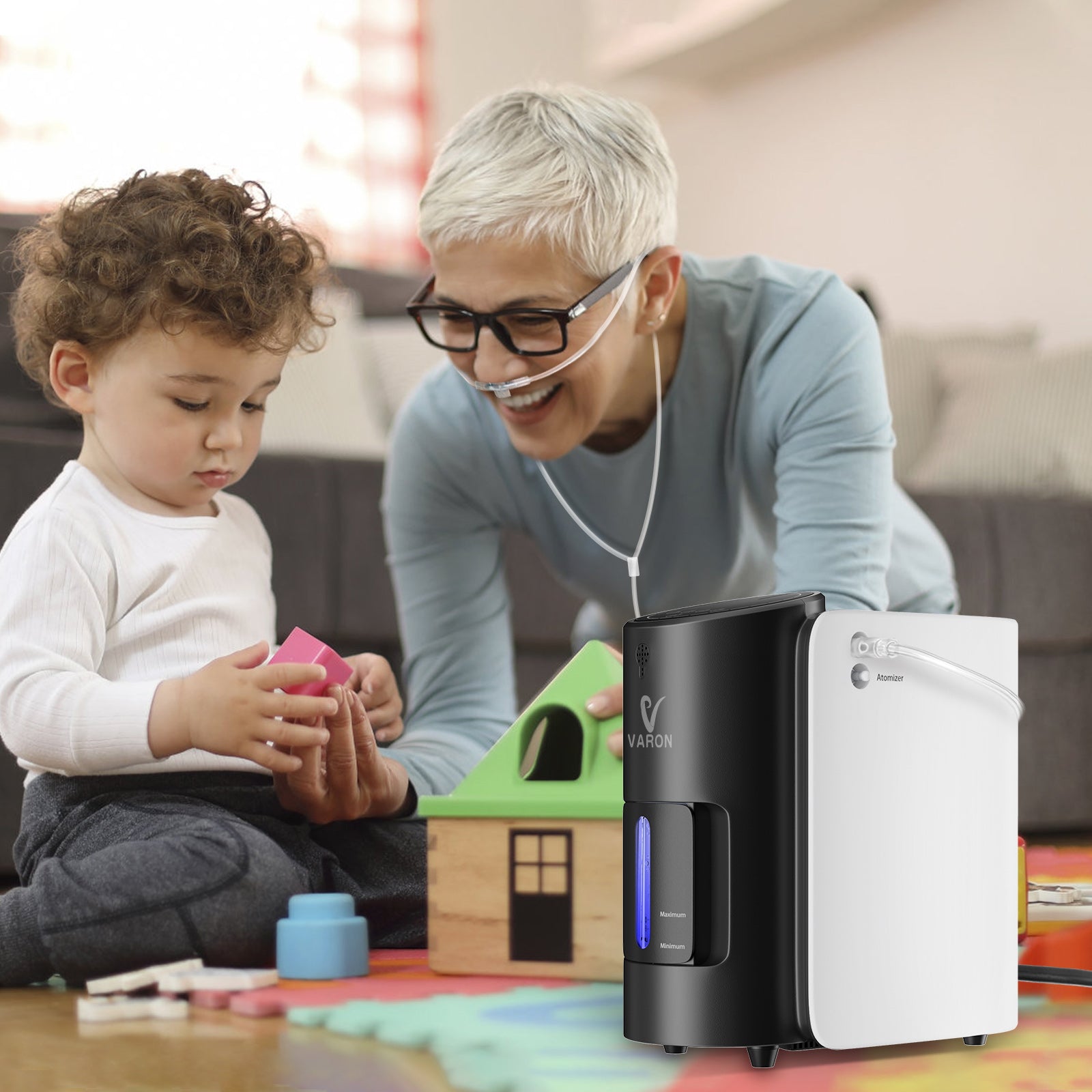 Varon 1-7L/min Home Oxygen Concentrator 101W