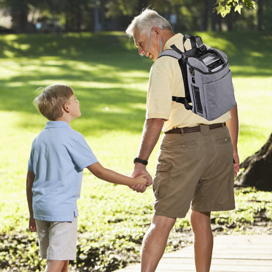 VARON 5L/min Pulse Flow Portable Oxygen Concentrator NT-01+One 8 Cell Battery