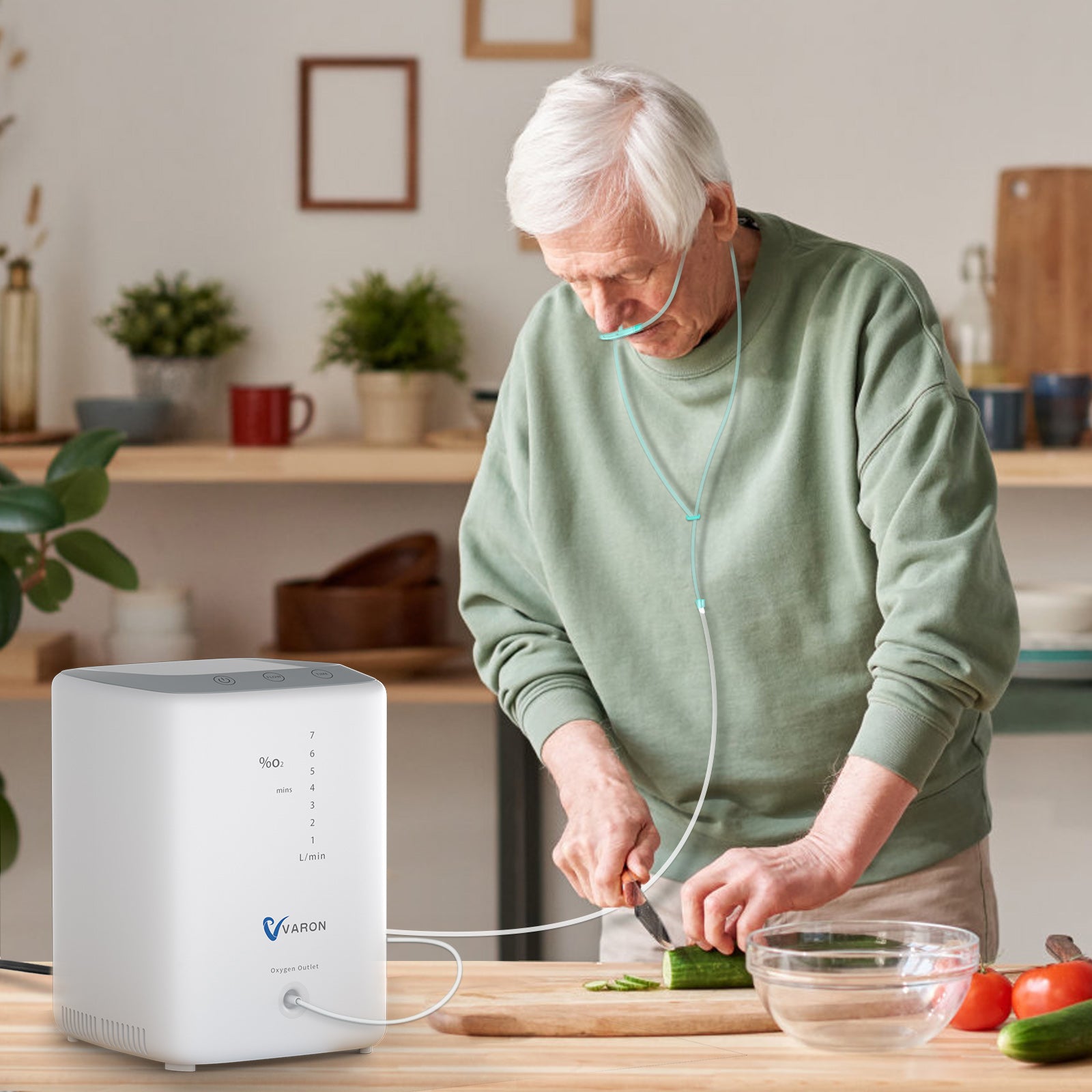 VARON 1-7L/min Home Oxygen Concentrator NT-04