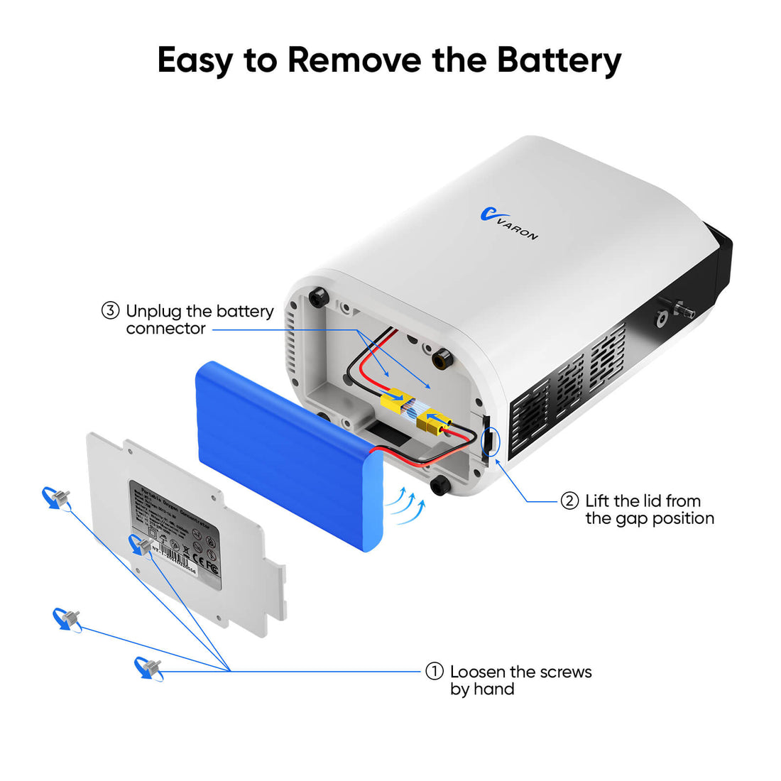 Easy-to-Remove Battery
