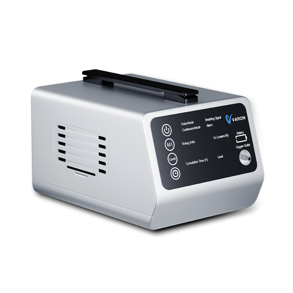 VARON In-Car Portable Oxygen Concentrator for High Altitudes and Travel VT-1 + Free Battery & Adapter