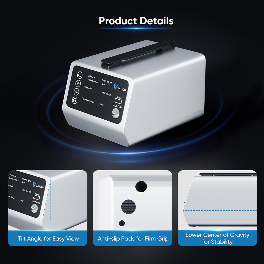 NEW ARRIVALš„VARON In-Car Portable Oxygen Concentrator VT-1 for High Altitudes and Travel