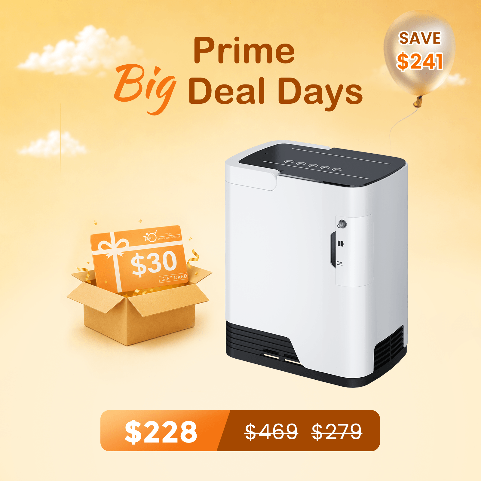 Adjustable ZY-1J Home Oxygen Concentrator | 1–7L Oxygen Flow