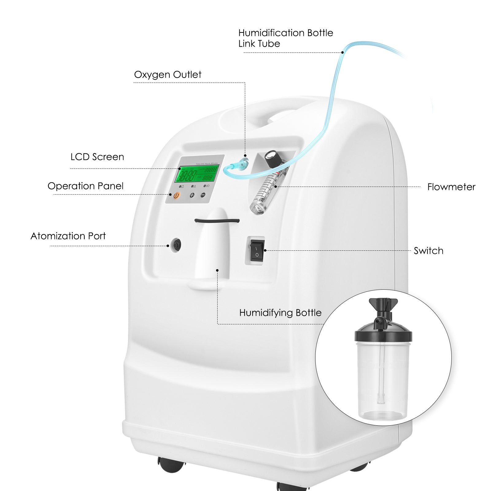 5L/min Multi-functional Home Oxygen Machine KSOC-5