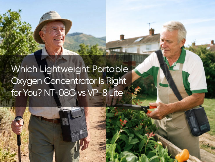 Which Lightweight Portable Oxygen Concentrator Is Right for You? NT-08G vs VP-8 Lite