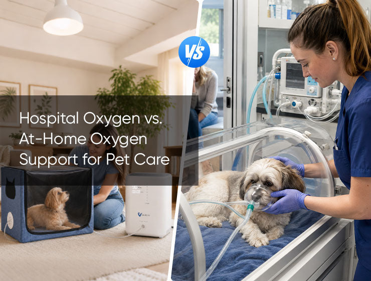 Hospital Oxygen vs. At-Home Oxygen Support for Pet Care