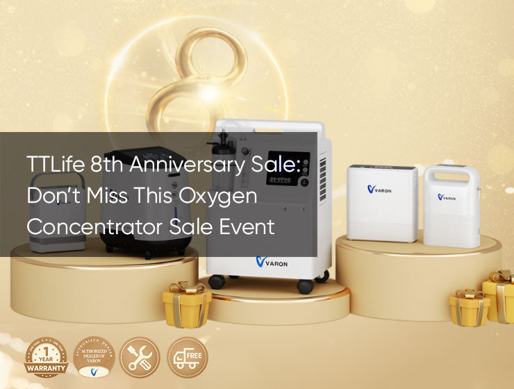 TTLife 8th Anniversary Sale: Don’t Miss This Oxygen Concentrator Sale Event