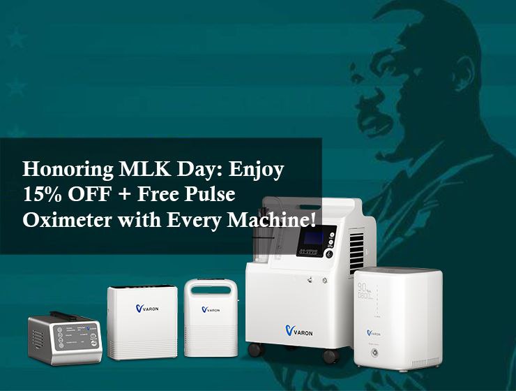 Honoring MLK Day: Enjoy 15% OFF + Free Pulse Oximeter with Every Machine!