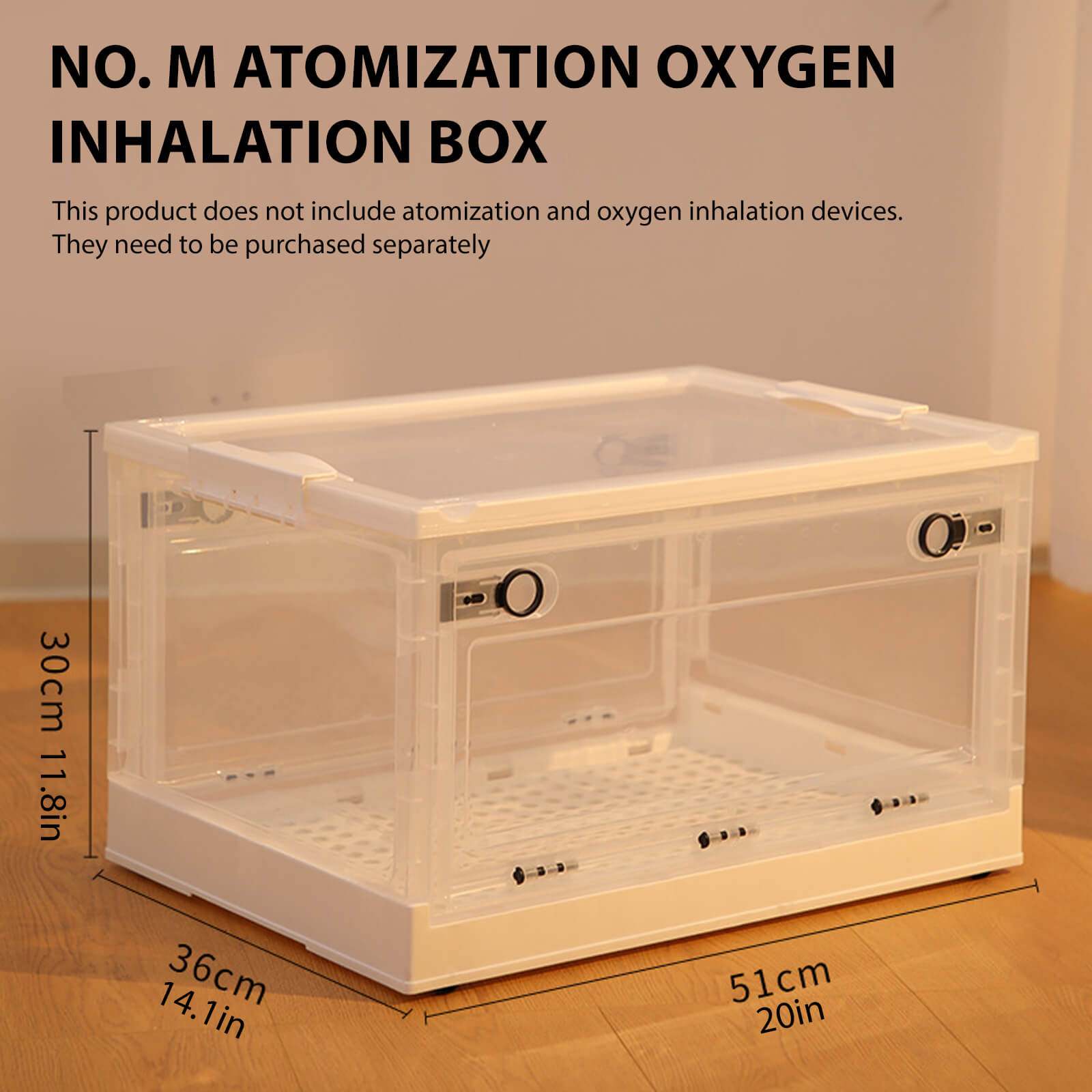 Portable Pet Oxygen Chamber Nebulization Box for Oxygen Therapy
