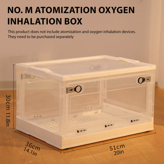 Pet Oxygen Chamber Compatible with Serene 5 for Continuous Oxygen Therapy