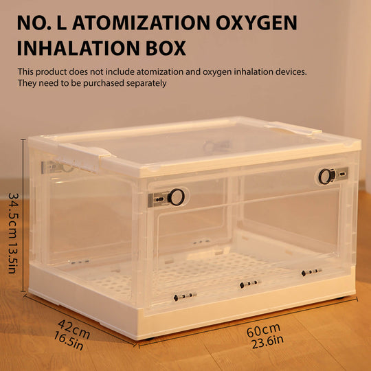 Pet Oxygen Chamber Compatible with Serene 5 for Continuous Oxygen Therapy