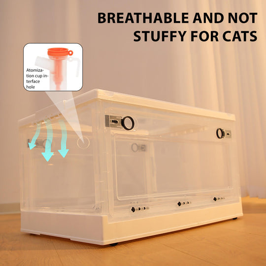 Pet Oxygen Chamber Compatible with Serene 5 for Continuous Oxygen Therapy