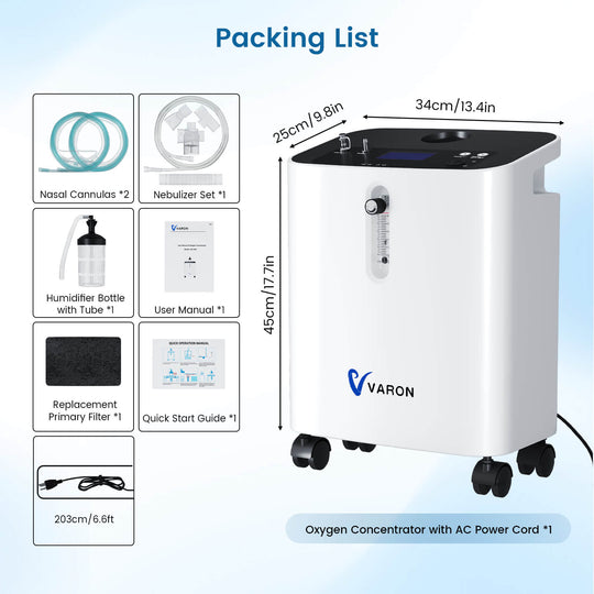 VARON Home Oxygen Concentrator JAY-3EW