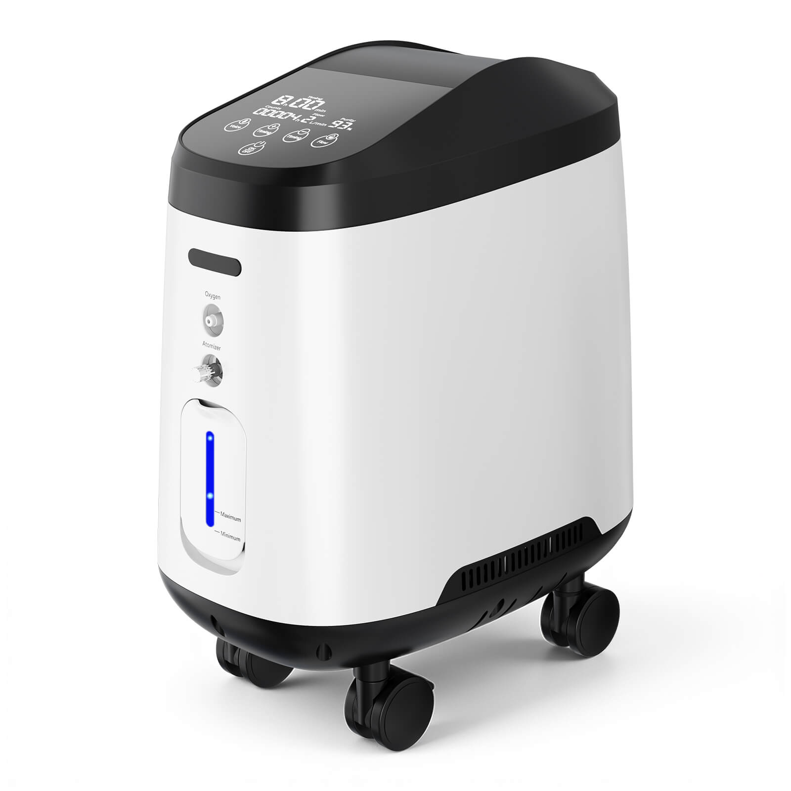 VARON Home Oxygen Concentrator With the Wheels 105W Pro Max