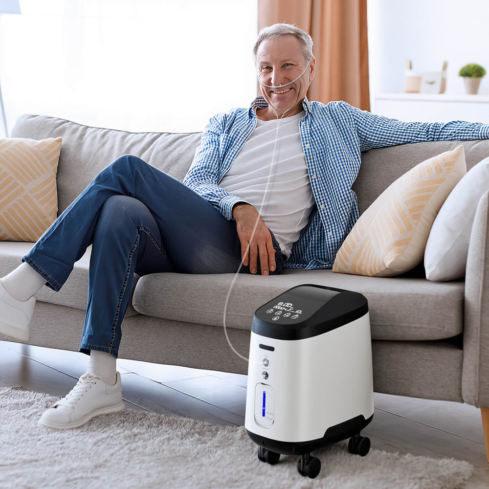 VARON Home Oxygen Concentrator With the Wheels 105W Pro Max