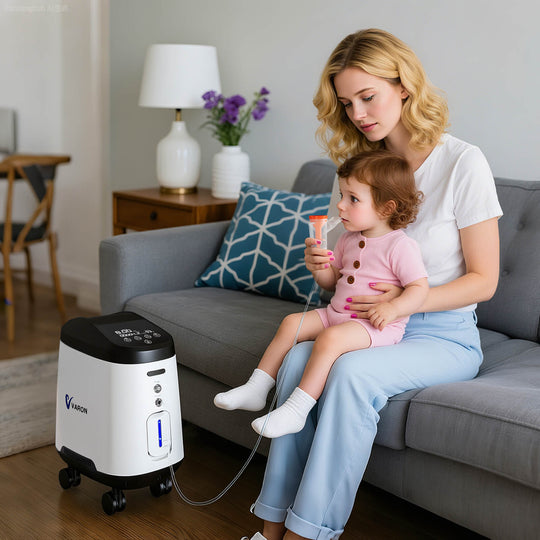 VARON Home Oxygen Concentrator With the Wheels 105W Pro Max