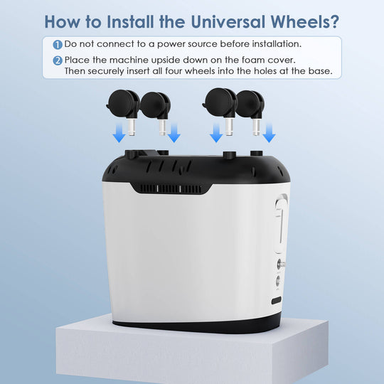 VARON Home Oxygen Concentrator With the Wheels 105W Pro Max