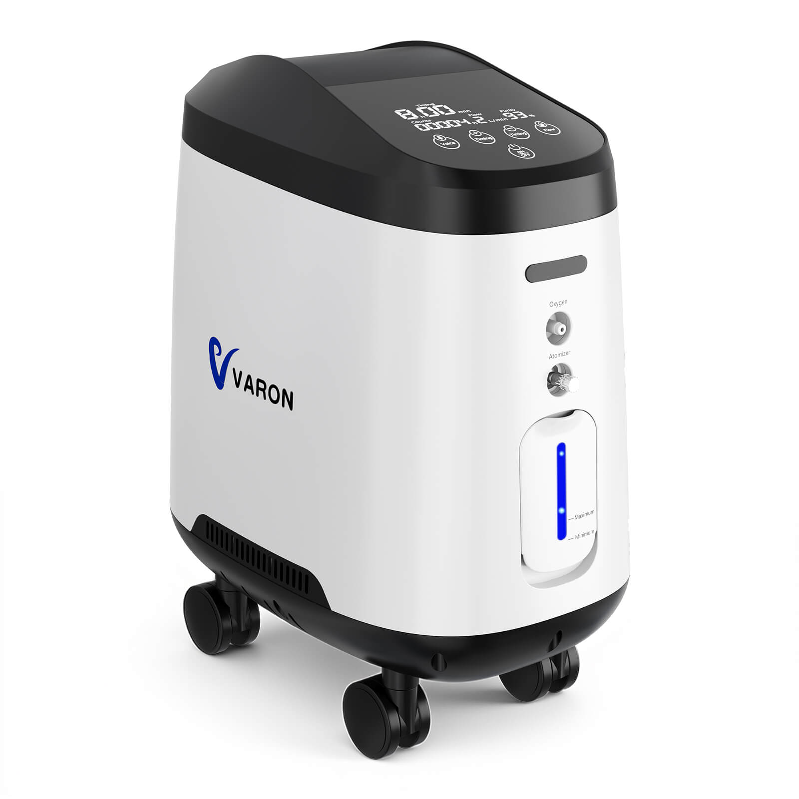 VARON Home Oxygen Concentrator With the Wheels 105W Pro Max