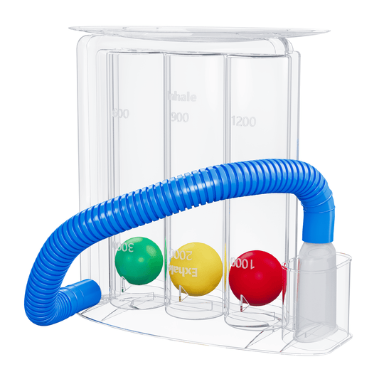 3-Ball Incentive Spirometer Respiratory Breathing Trainer