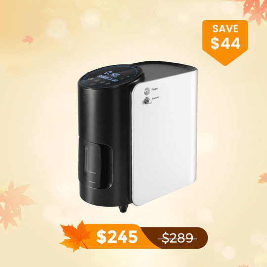 VARON 1-7L/min Adjustable Home Oxygen Concentrator 101W