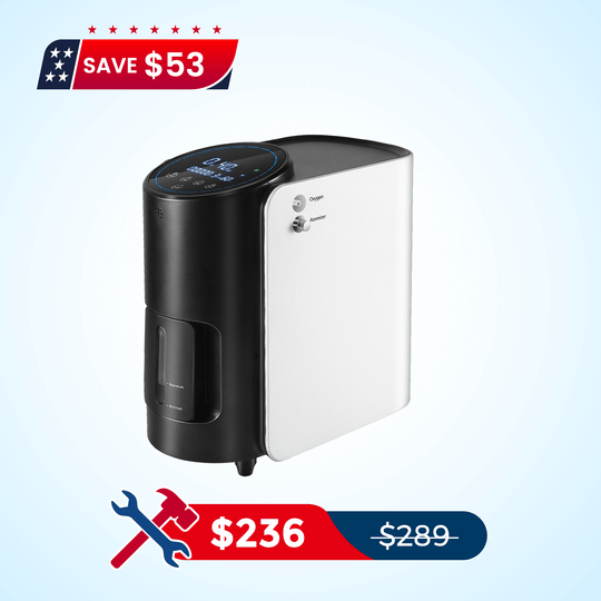 VARON 1-7L/min Adjustable Home Oxygen Concentrator 101W