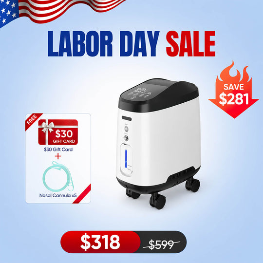 VARON Wheeled Pet Oxygen Concentrator 105W Pro