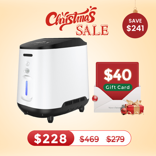 VARON 1-7L/min Adjustable Home Oxygen Concentrator 105W