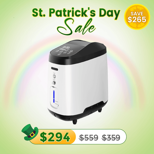 VARON Home Oxygen Concentrator 1-8L/min Adjustable 105W Pro