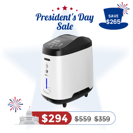 VARON Home Oxygen Concentrator 1-8L/min Adjustable 105W Pro