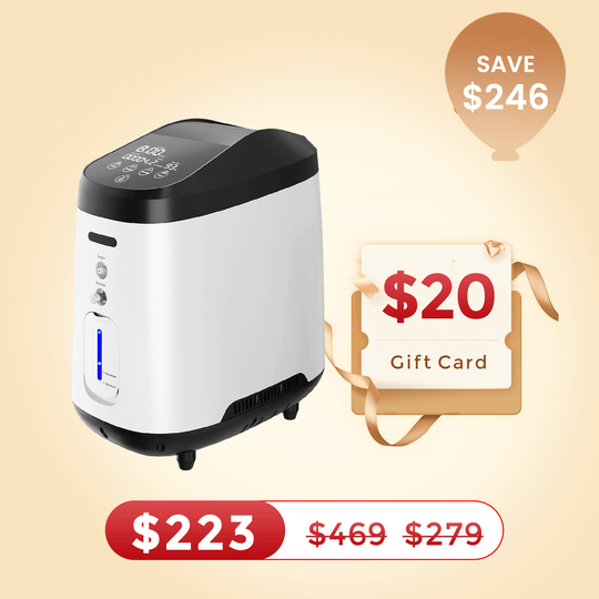 VARON Home Oxygen Concentrator 1-8L/min Adjustable 105W Pro