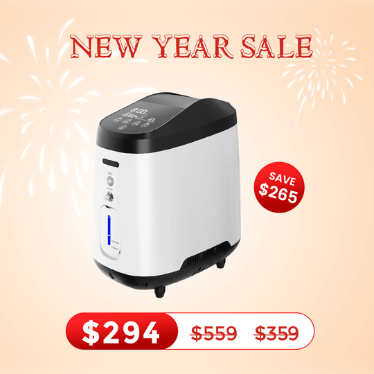 VARON Home Oxygen Concentrator 1-8L/min Adjustable 105W Pro