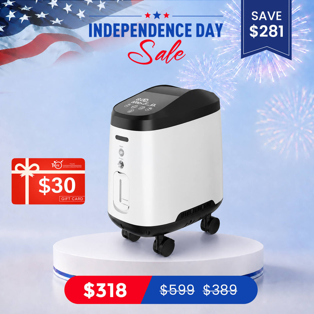 VARON Home Oxygen Concentrator With Wheels 105W Pro