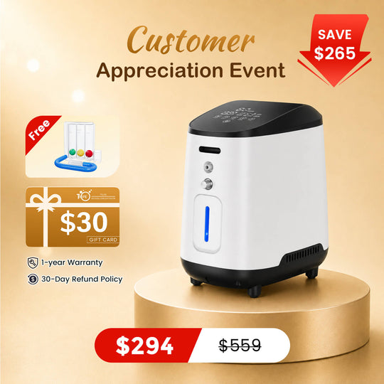 VARON Home Oxygen Concentrator 1-8L/min Adjustable 105W Pro