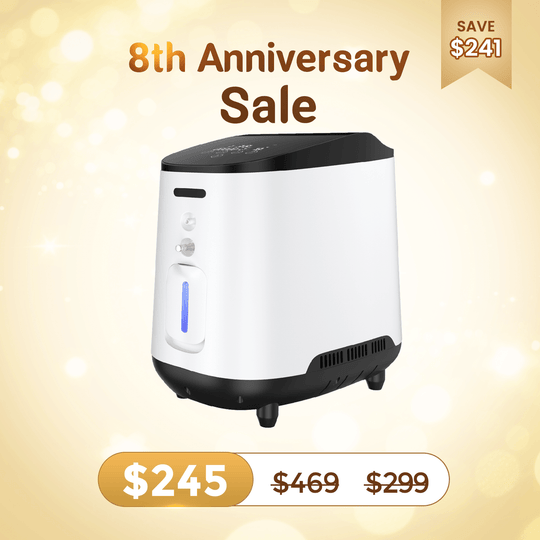 VARON 1-7L/min Adjustable Home Oxygen Concentrator 105W