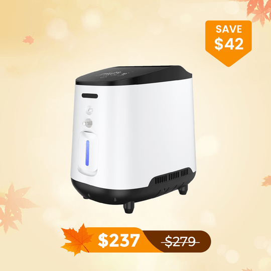 VARON 1-7L/min Adjustable Home Oxygen Concentrator 105W