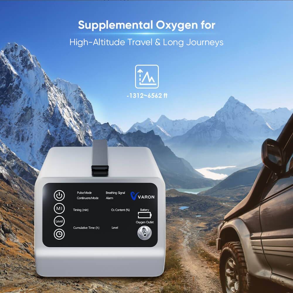 NEW ARRIVAL💥VARON Portable Oxygen Concentrator VT-1 for High Altitudes and Travel