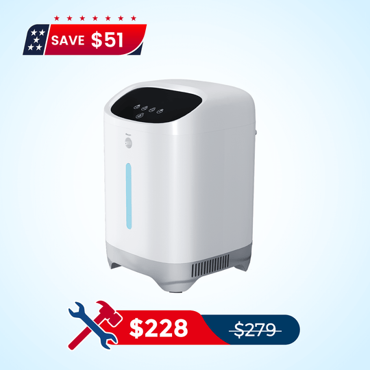 1-7L/min Home Oxygen Concentrator 118W