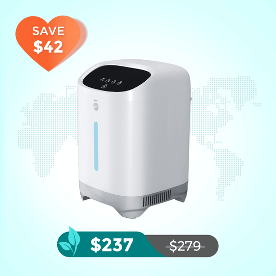 1-7L/min Home Oxygen Concentrator 118W