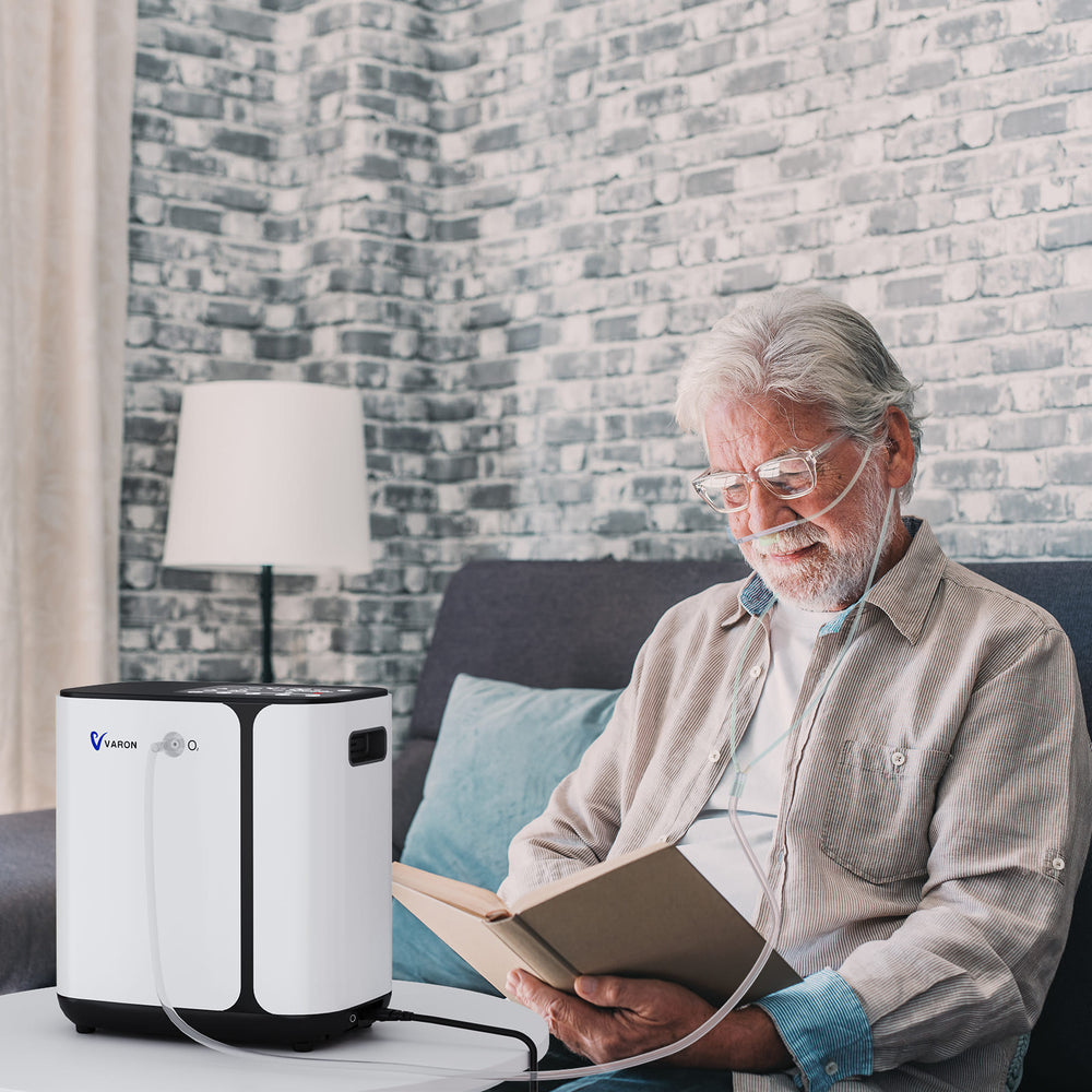 Continuous Flow Oxygen Concentrator Varon NT-09 1-6L/min Breathing Machine for Home