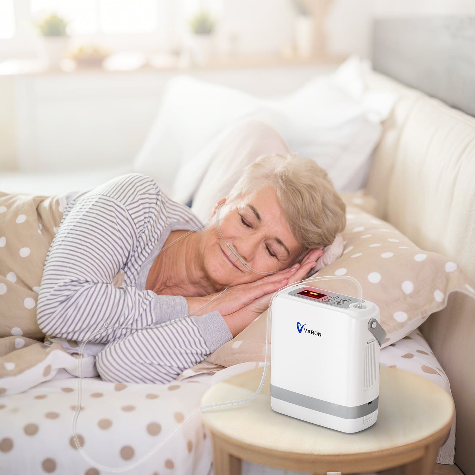 VARON Portable Oxygen Concentrator 1-8 L/min NT-08G