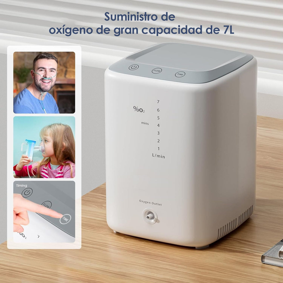 Concentrador de Oxígeno para el Hogar VARON NT-04 de 1-7 L/min
