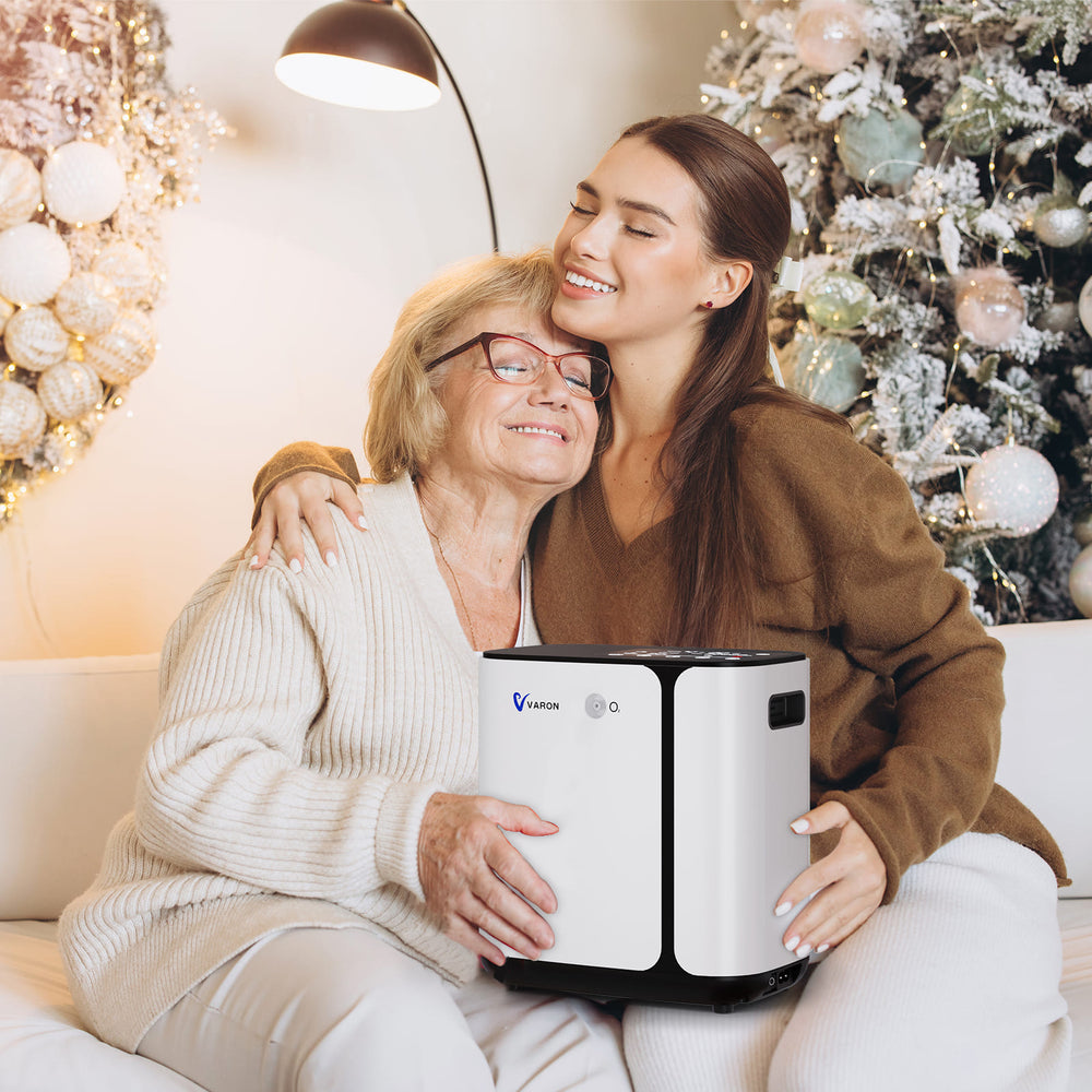 Varon Oxygen Concentrator 1-6 Liter Lightweight 9.3lbs New Arrival NT-09 Oxygen Machine for Home