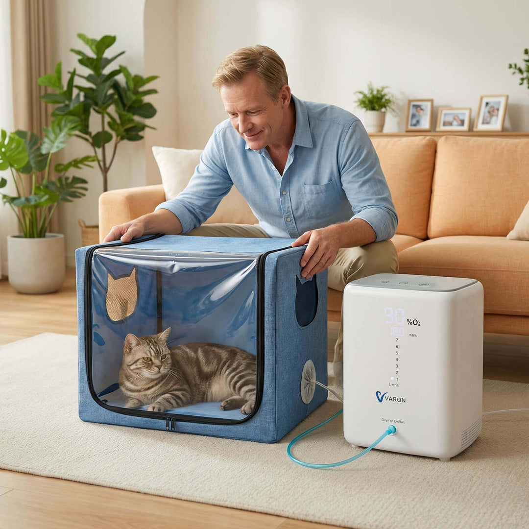Extended Oxygen Therapy Bundle for Small Pets with Continuous Oxygen Support