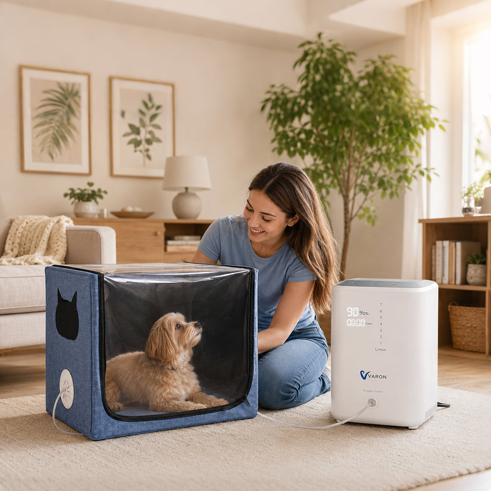 Extended Oxygen Therapy Bundle for Small Pets with Continuous Oxygen Support