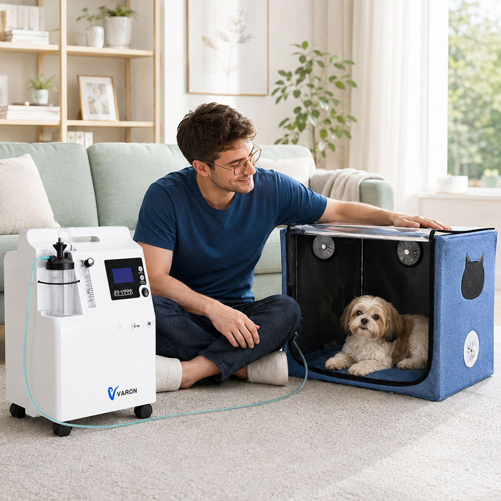 Extended Oxygen Therapy Bundle for Small Pets with Continuous Oxygen Support