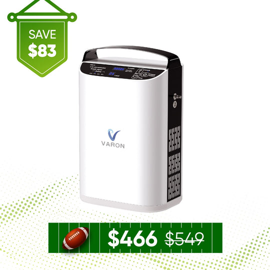 VARON 5L/min Pulse Flow Portable Oxygen Concentrator NT-01